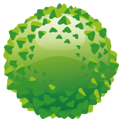A green icon of mold